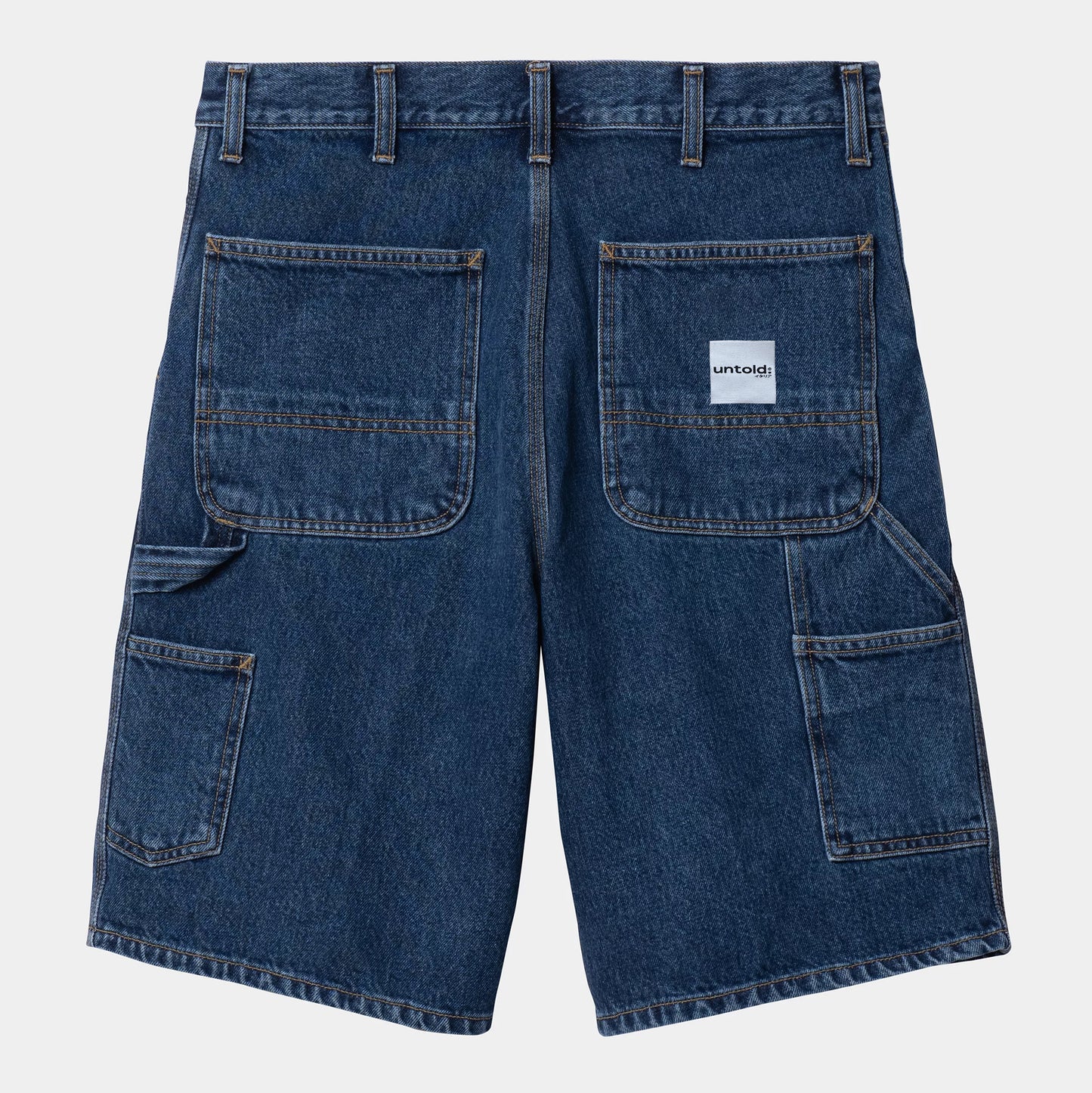 bermuda jorts Untold.® koenji baggy dark denim