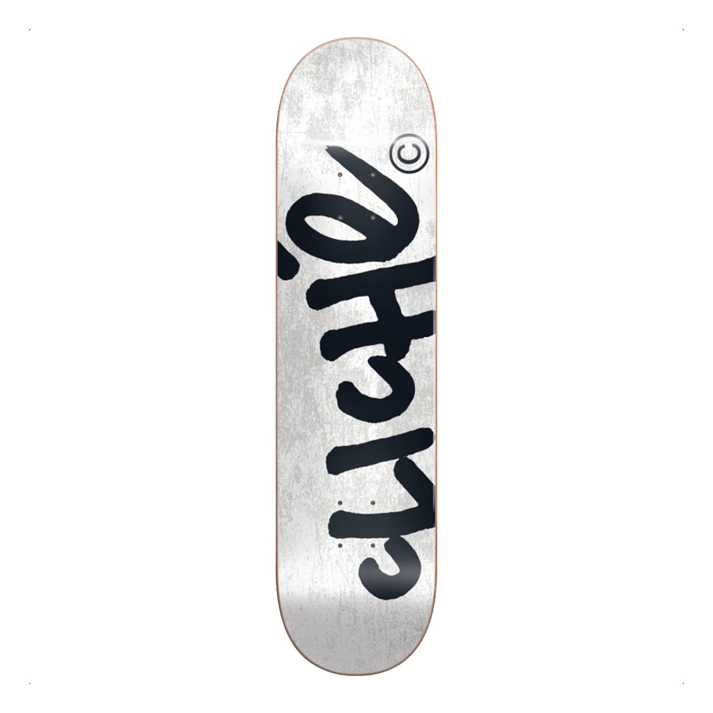 tavola skate CLICHE' Team Handwritten White 8.0 con GRIP OMAGGIO