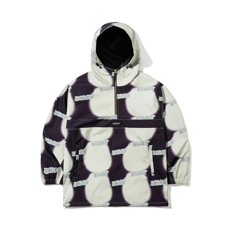 giacca snowboard Bsrabbit bdt hooded anorak jacket sage grey ultima XL