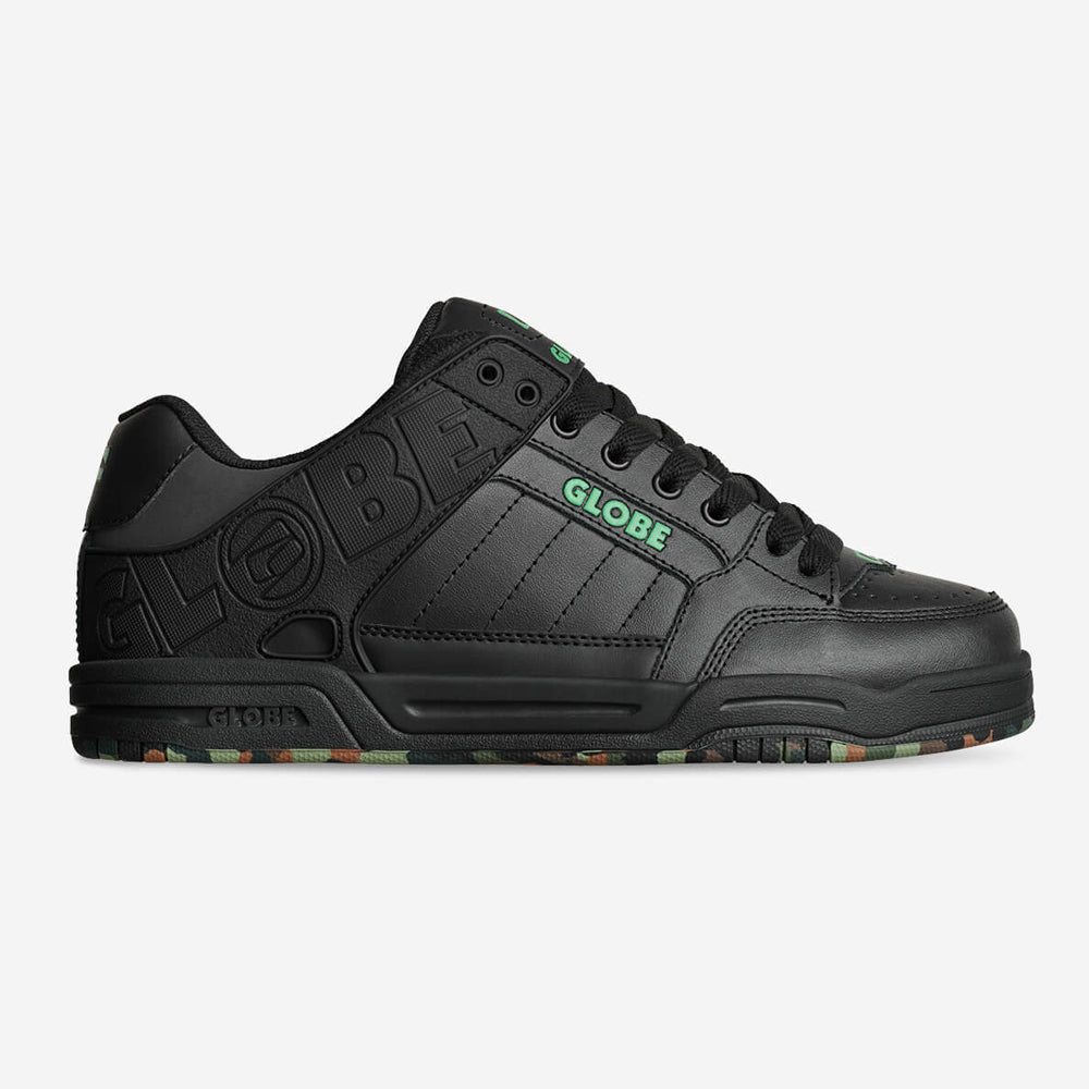 scarpe skate globe tilt black green mosaic