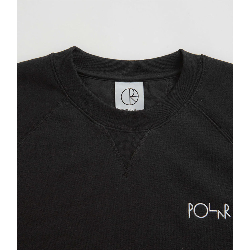 felpa Polar default crewneck black