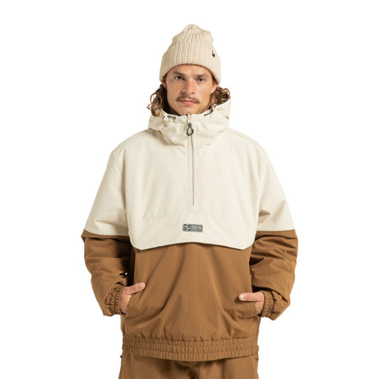 giacca snowboard DC nexus reversible anorak Jacket 5k oatmeal Tg M - L - XL