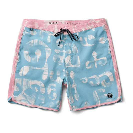 costume boardshorts Roark mod. Chiller 17 batik aqua blue