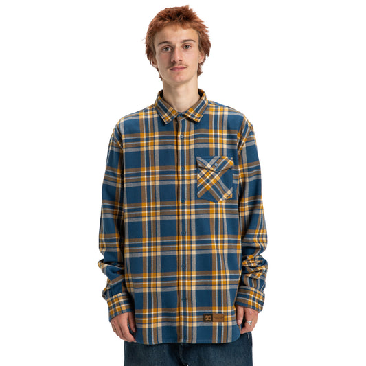 camicia flanella DC SHOES marsala flannel shirt