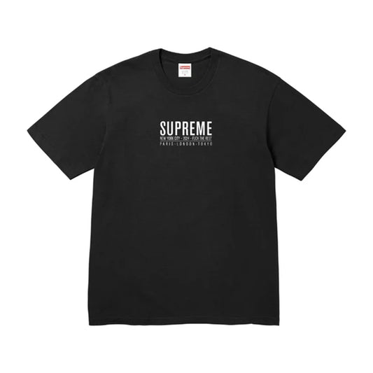 t-shirt Supreme® Newyork Paris tee black