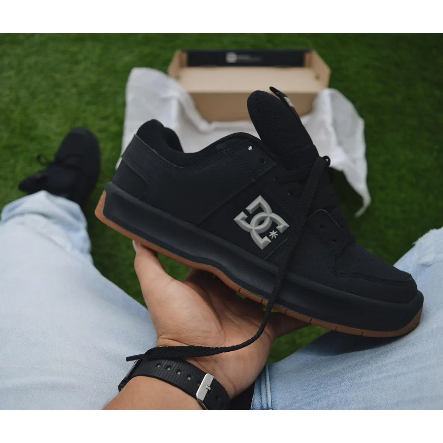 scarpe skate Dc shoes lynx zero black gum
