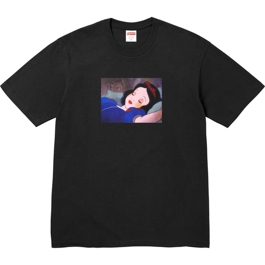 t-shirt Supreme® Newyork snow white tee black (fw2024) NUOVA