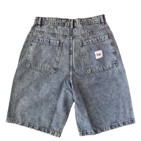 bermuda shorts Oldschool extra baggy jorts mid blue