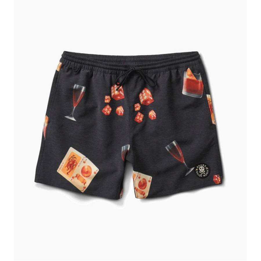 costume boardshorts Roark buon giorno black tg M