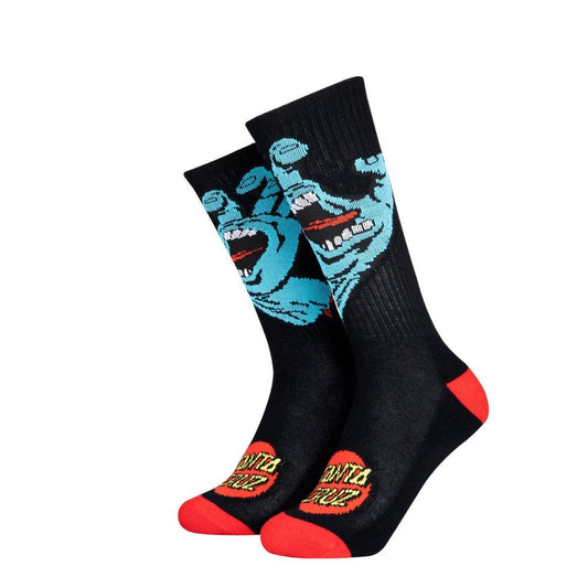 calzini Santacruz screaming hand socks black