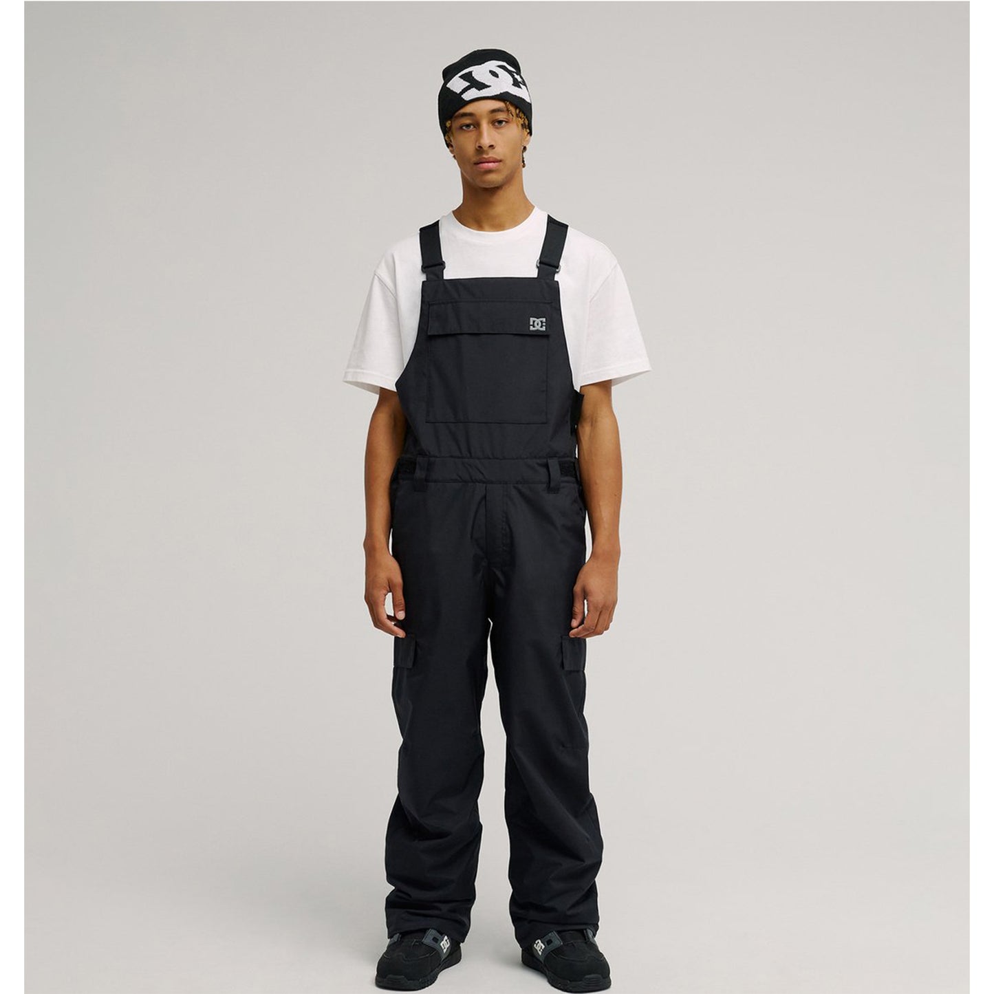 salopette snowboard DC docile bib black 10k