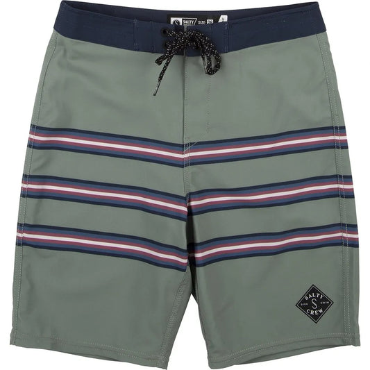costume boardshorts Salty crew shore break military green