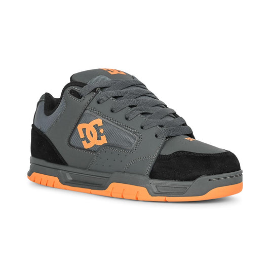scarpe skate DC shoes coiler grey black orange