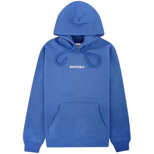felpa cappuccio Doomsday no more space hoodie blu