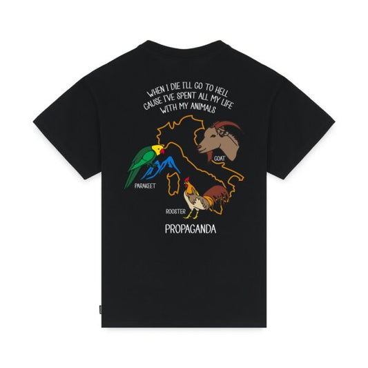 t-shirt Propaganda perico black tg M XL XXL