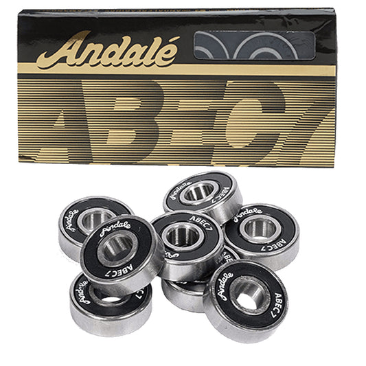 cuscinetti Skate Andale black abec 7 bearings set da 8