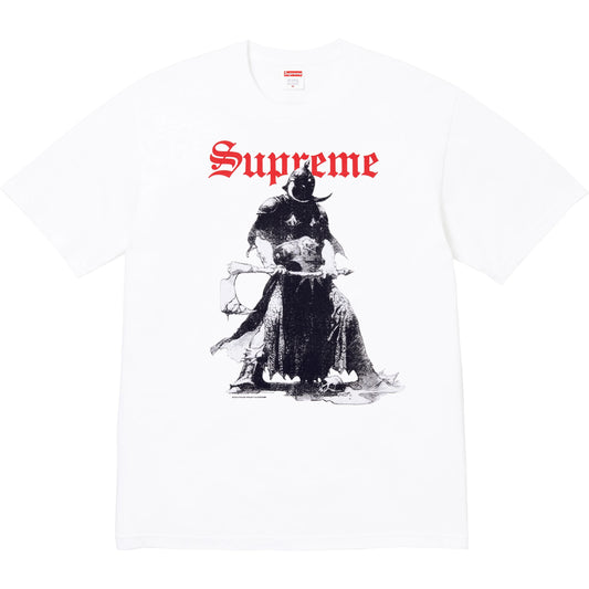 t-shirt Supreme® Newyork franz Frazetta destruction tee white