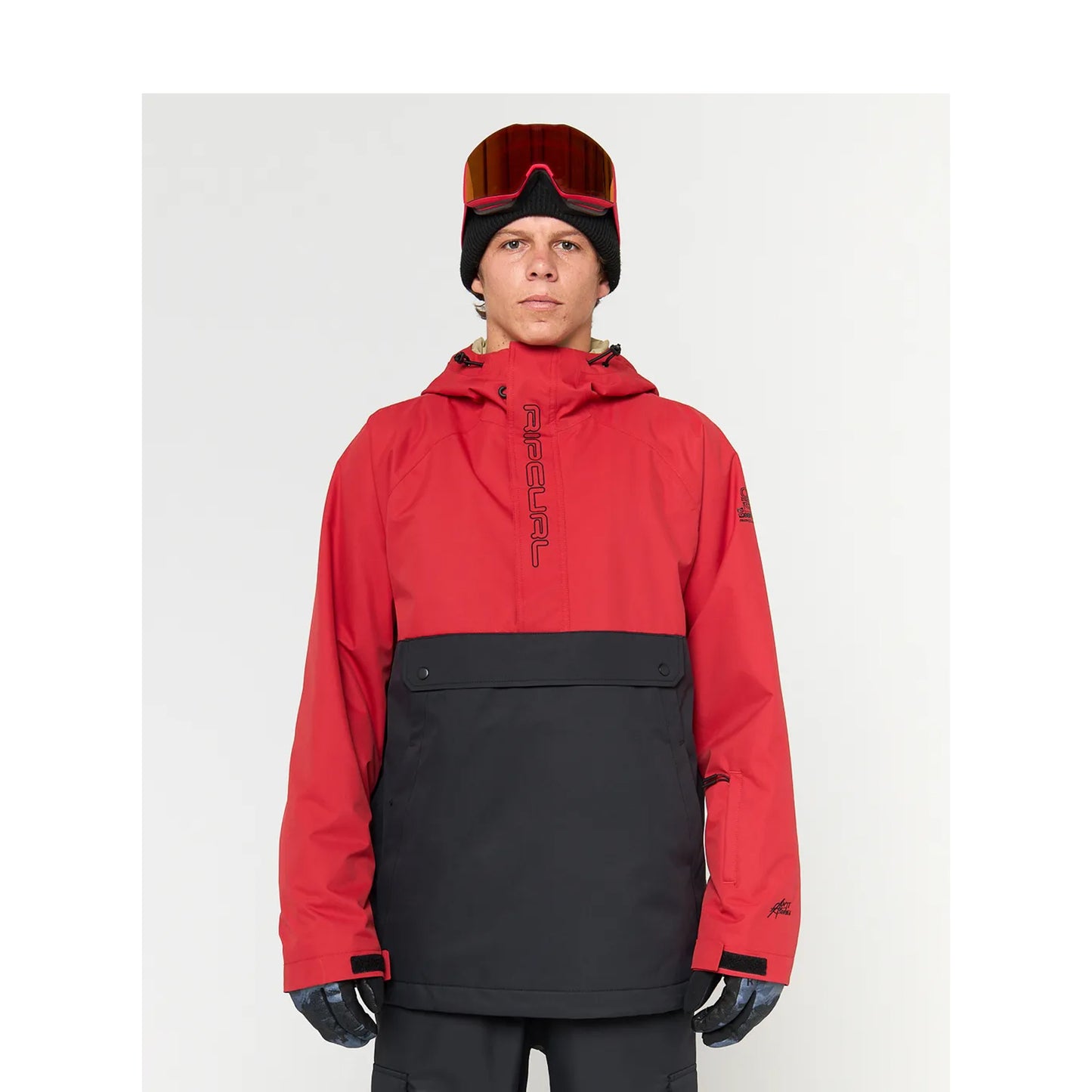 RIPCURL snowboard primal anorak jacket red 10k Tg M