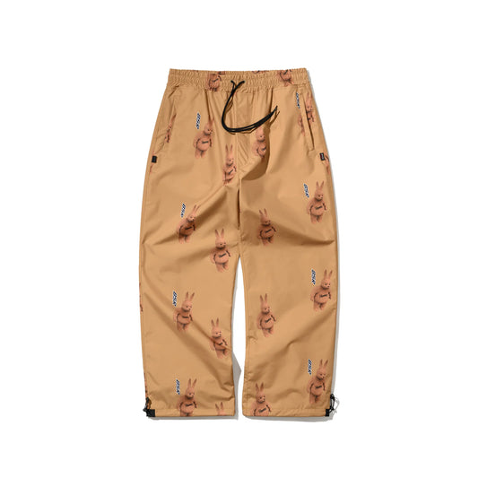 pantaloni snowboard Bsrabbit 3D Bearrabbit Wide Pants Brown 10k