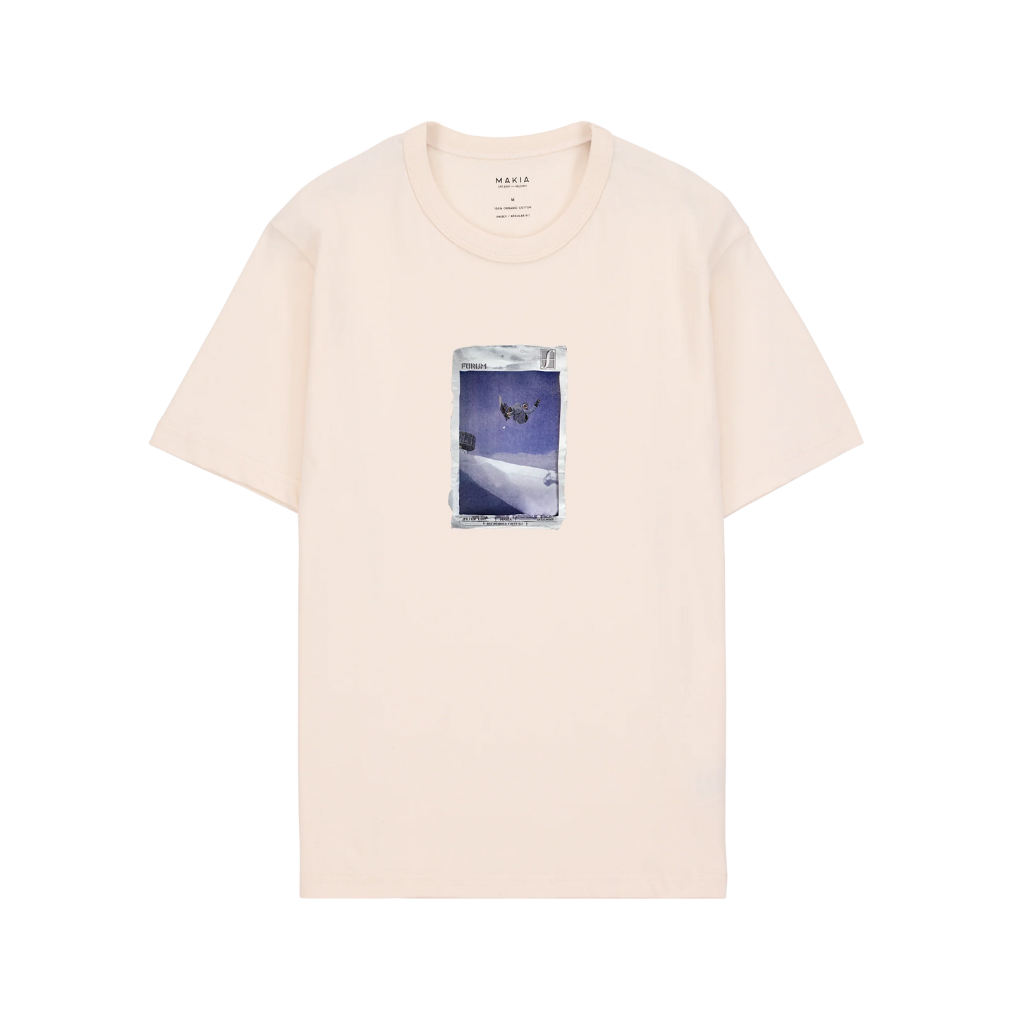 t-shirt Makia Ingemar natural white