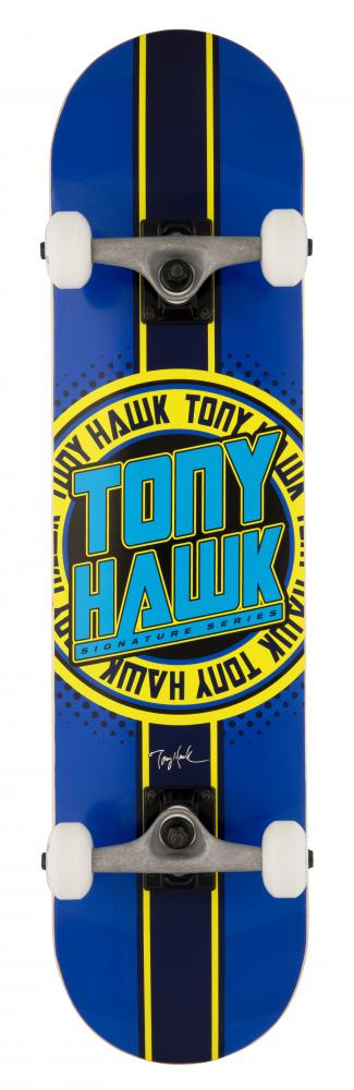 tavola skate completa Tony Hawk 7.5 semipro badge logo blue