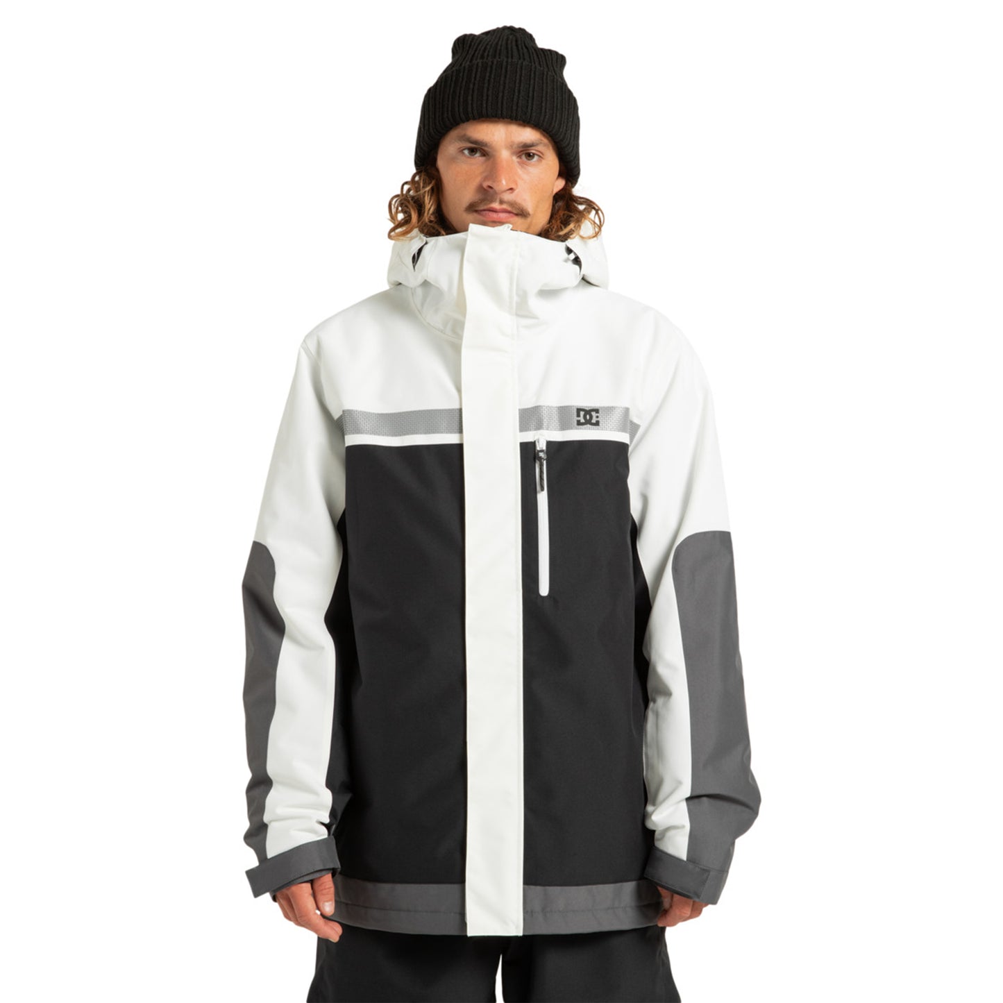 giacca snowboard DC defiant Jacket black white 10k
