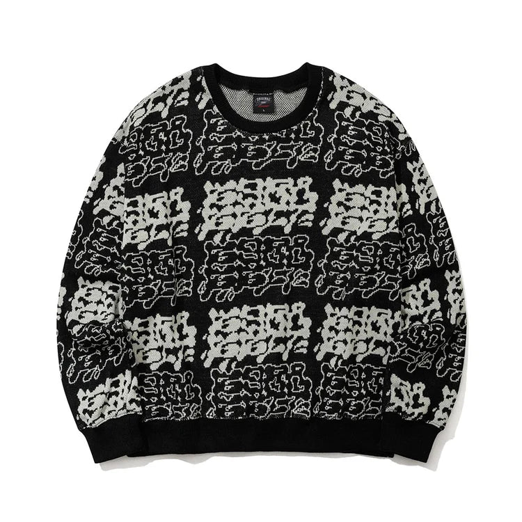 maglione Bsrabbit Jacquard Always Kintwear black