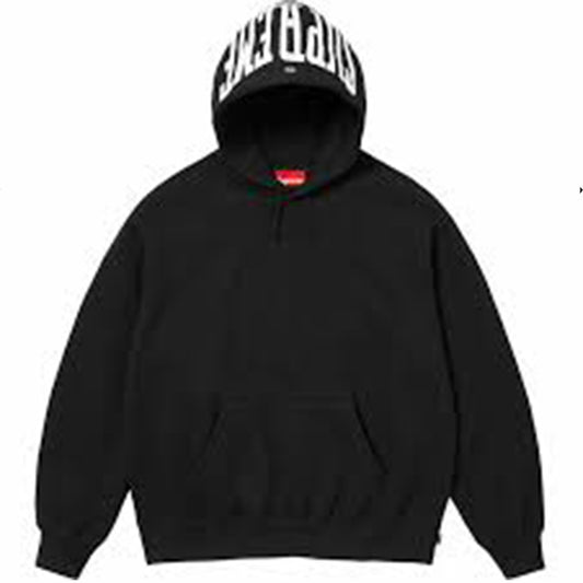 felpa cappuccio Supreme® Newyork warm up hoodie black