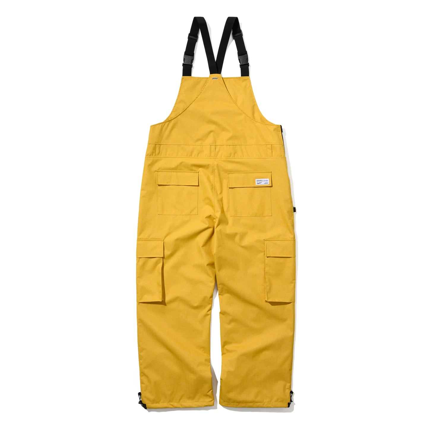 salopette snowboard Bsrabbit cargo bib mustard pants 10k