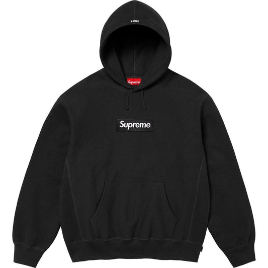 felpa cappuccio Supreme® Newyork box logo black 2024