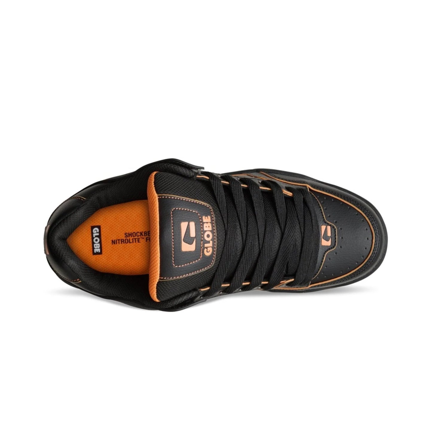 scarpe skate Globe tilt black orange mosaic