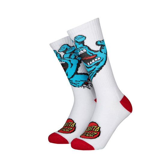calzini Santacruz screaming hand socks white