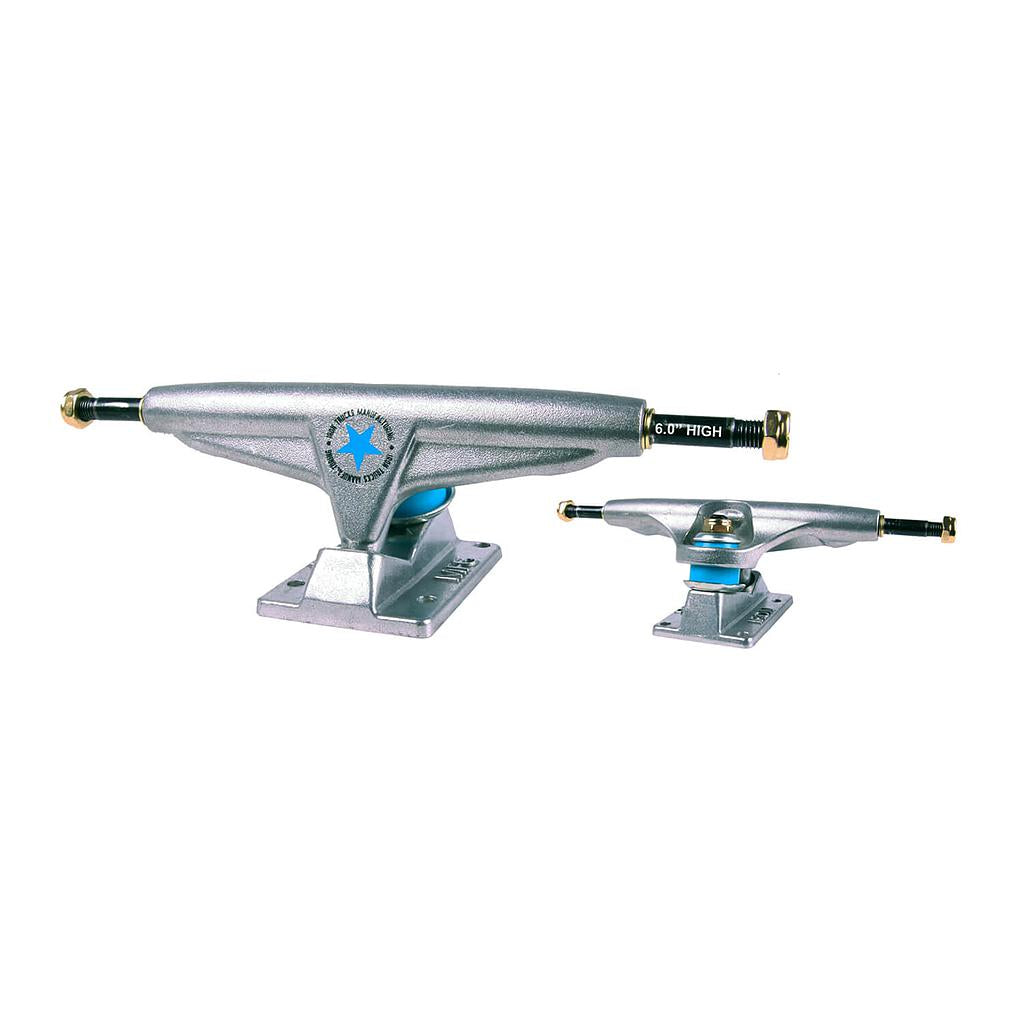 coppia attacchi skate Iron 6.0" High Semipolished Trucks