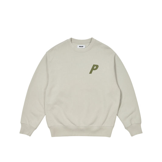 felpa Palace Skateboards pigment p3 crew 2025 grey