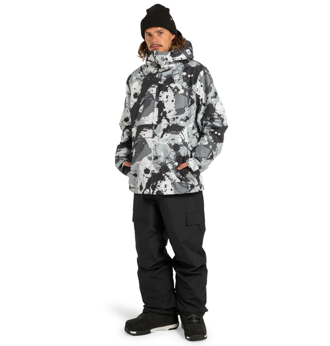 giacca snowboard DC Basis Print Jacket splat camo 10k
