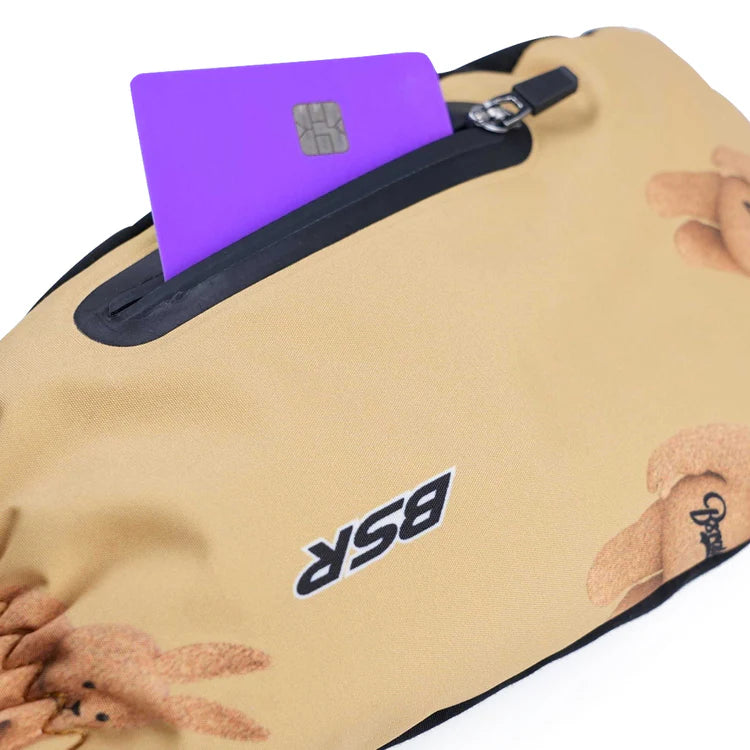 moffole snowboard Bsrabbit 3D Zipper Pocket Glove Brown 10k