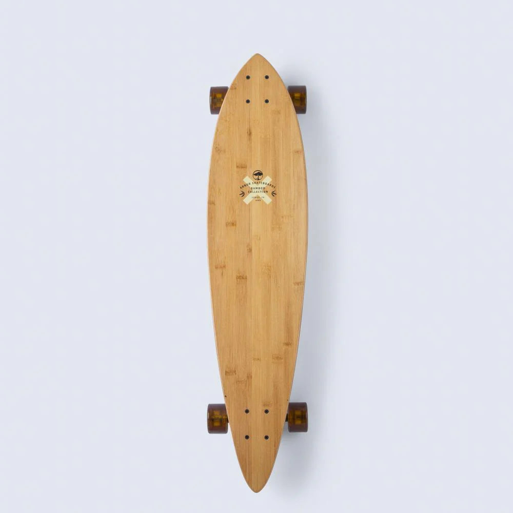 tavola skate Arbor bamboo Fish longboard 37 NUOVO