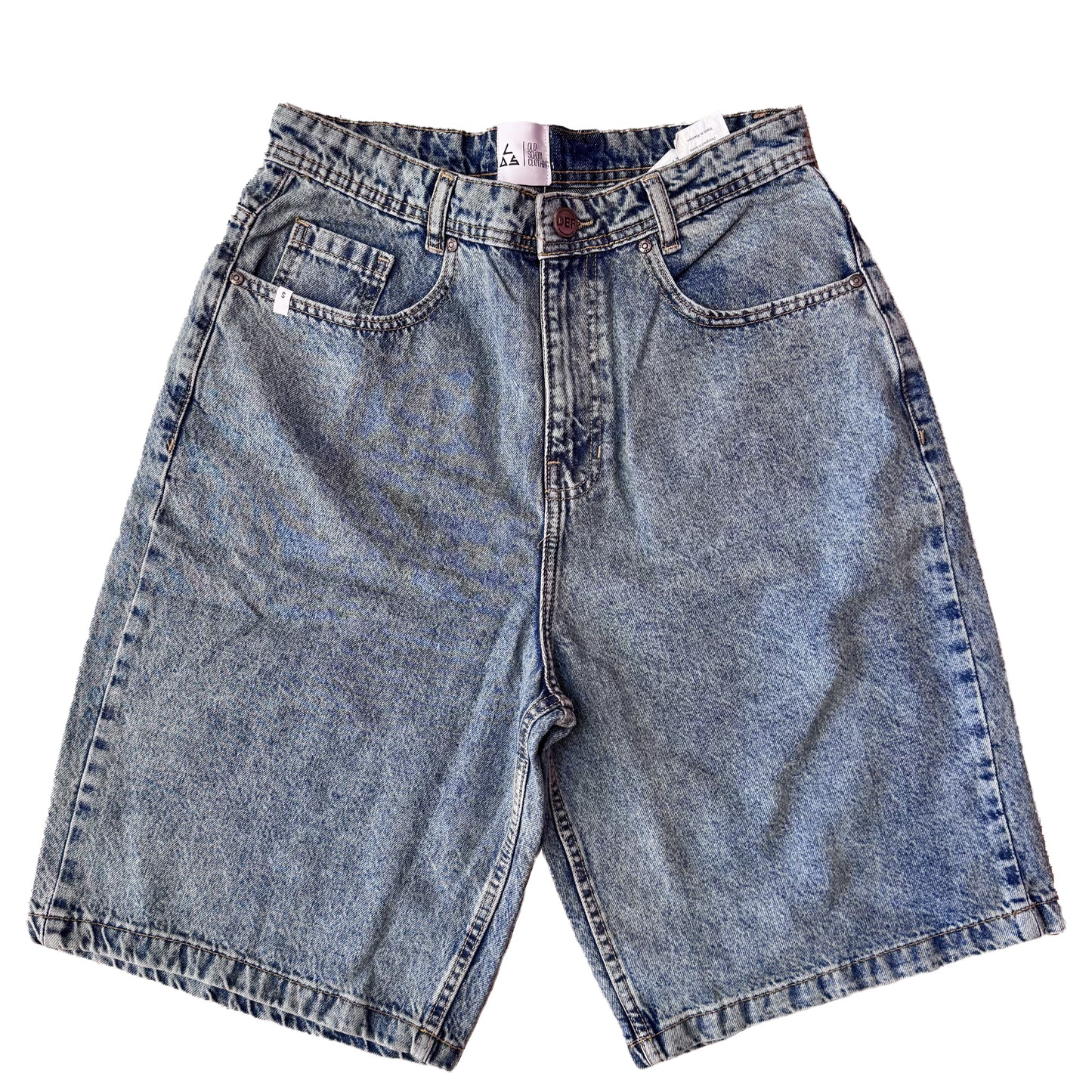 bermuda shorts Oldschool extra baggy jorts mid blue