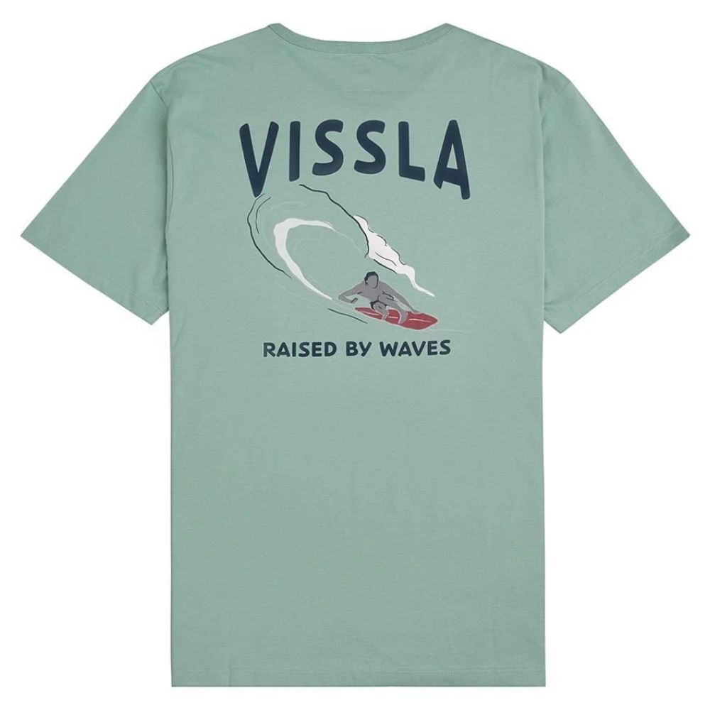 t-shirt Vissla sunset wave tee jade M