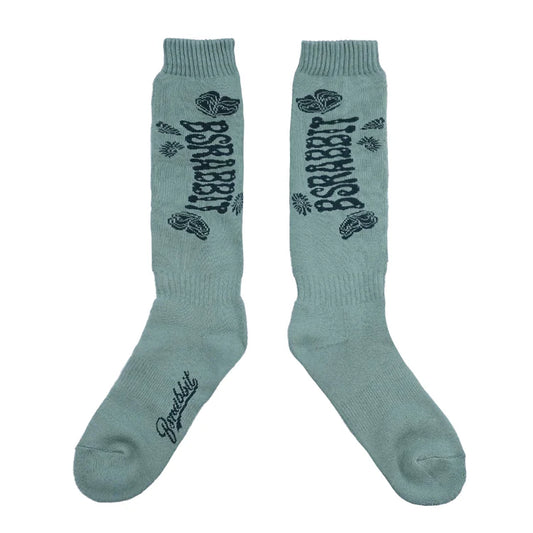 calzini snowboard Bsrabbit world socks green