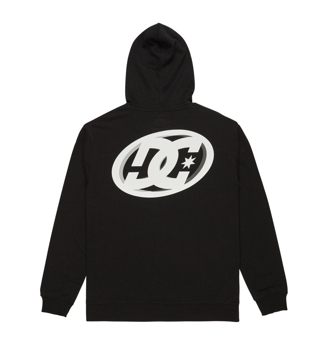 felpa cappuccio DC SHOES fast bubble hoodie black