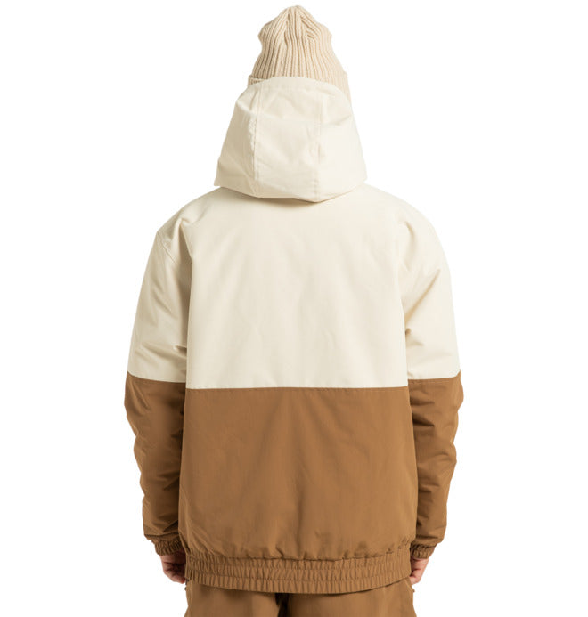 giacca snowboard DC nexus reversible anorak Jacket 5k oatmeal Tg M - L - XL