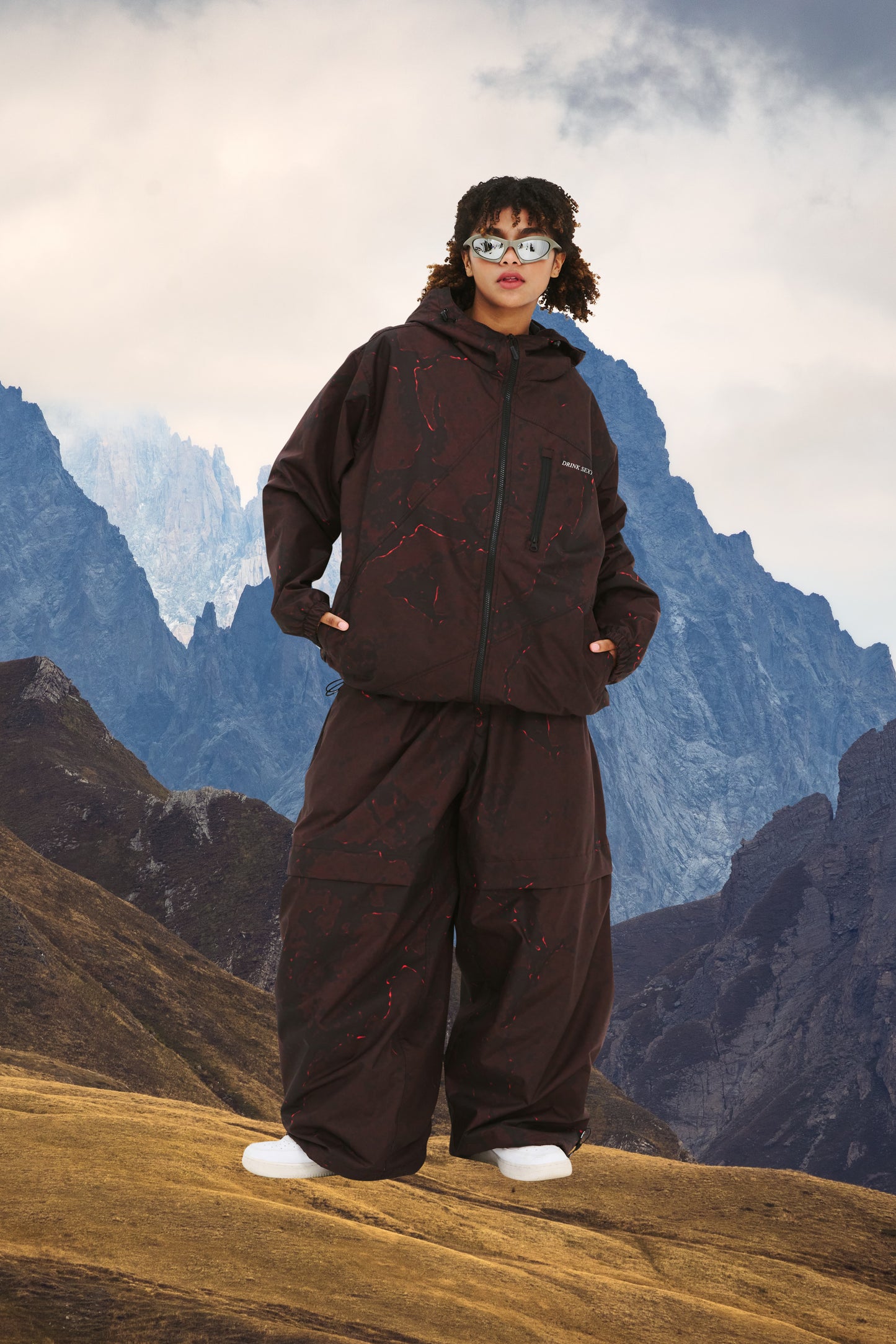 giacca snowboard Bsrabbit x Drink sexy triangle jacket 10k