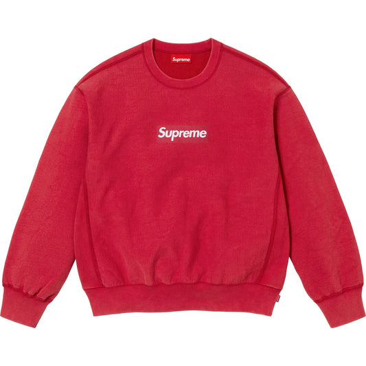 felpa Supreme® Newyork box logo crew red 2025