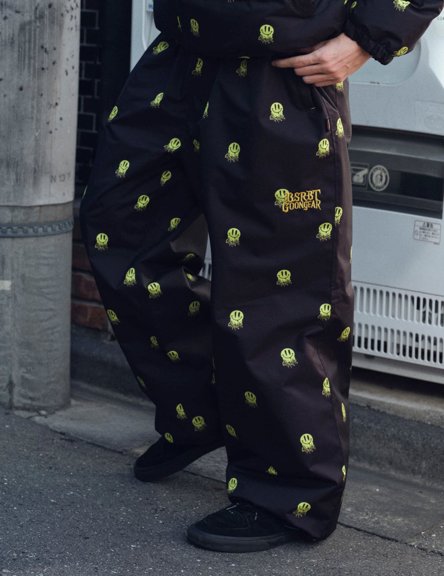 pantaloni snowboard Bsrabbit smile baggy pants 10k tg L