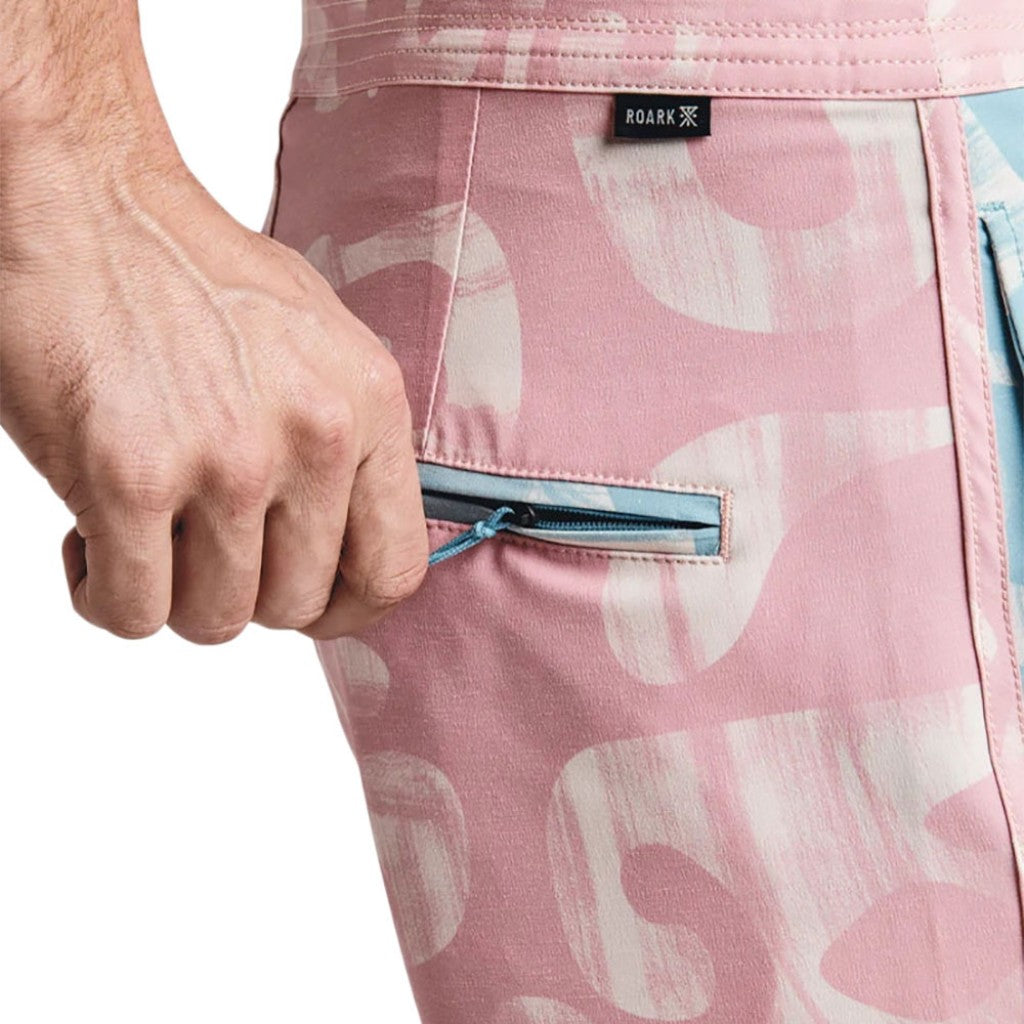 costume boardshorts Roark mod. Chiller 17 batik aqua blue
