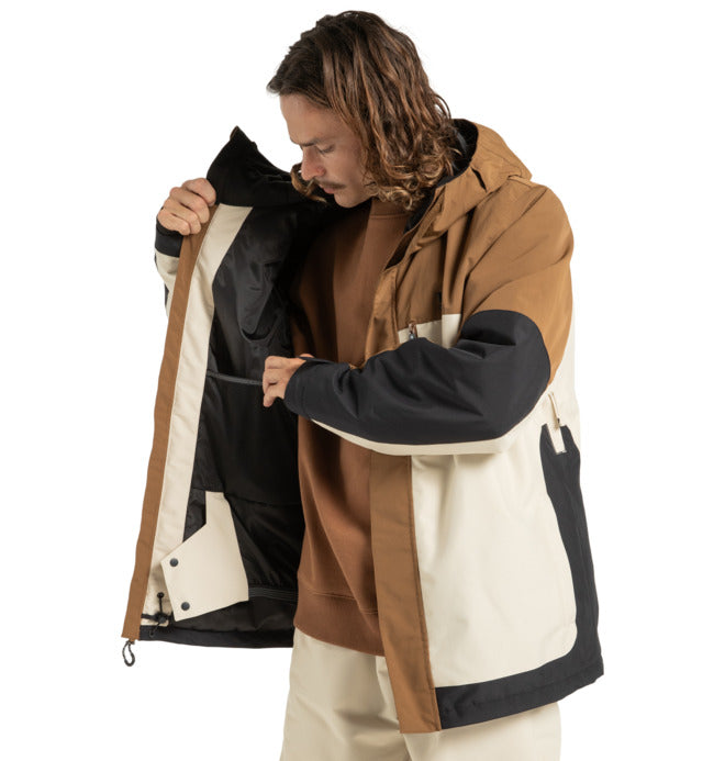 giacca snowboard DC defiant Jacket oatmetal 10k tg S - M - L - XL