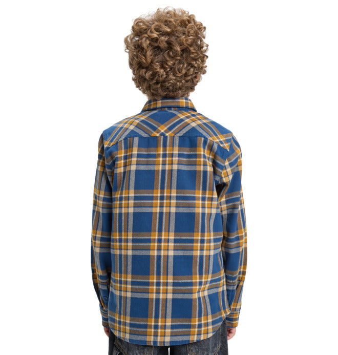 camicia flanella DC SHOES marsala flannel shirt