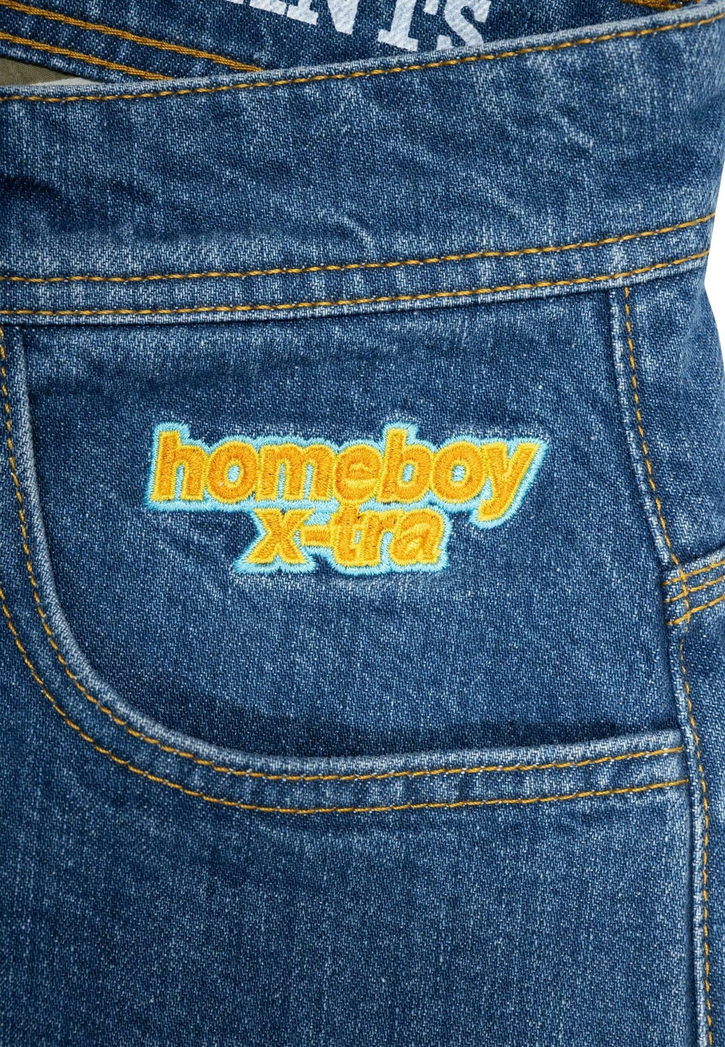 jeans baggy HOMEBOY x-tra loose denim blue