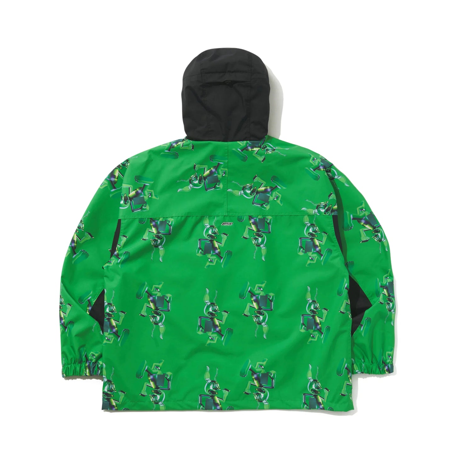 giacca snowboard Bsrabbit 3D Trippy Hooded Jacket Green jacket 10k
